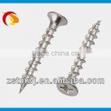 white zinc chipboard screw steel