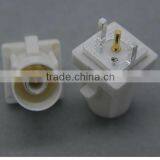 Fakra Male PCB Mount Connector White /9001 Radio With Phantom