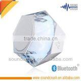 Crystal Rechargeable Bluetooth Speaker made in China+ LED Mood Lighting