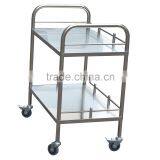 Hot Sale Moveable Hospital Stainless Steel Cart With Wheels thumbnail-6