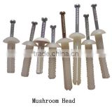 mushroom head nylon hammer anchor
