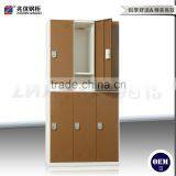 Compartment 6-door Steel Locker Digital Lock Wardrobe Locker Furniture thumbnail-1