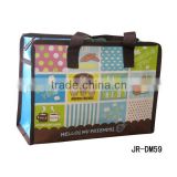 JIRONG PP Non Woven Customized Print Women Handbags Cosmetic Bag Gift Lunch Bag DM59