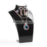 Acrylic Necklaces Earrings Display Jewelry Showcase Holder Organizer Stand Black(NE-B-0176) thumbnail-1