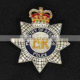 Hand Embroidered Blazer Badges Gold and Silver Bullion thumbnail-1