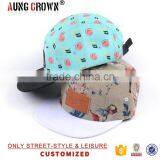 Floral Custom 5 Panel Wholesale Camper Hat thumbnail-2