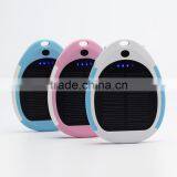 Best Sellers Gifts Waterproof 3000mah Mobile Solar Power Bank Charger