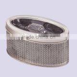 Wholesale Oval Shape Gift Boxes for Watch Fashion Watch Display Box With Sponge Inside OEM Window Lid Watch Gift Box