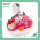 645 Taiwan Design Pet Product Spaceship Style Carrier,Dog Cat Transport Cage,3coior Plastic Pet Carrier thumbnail-1