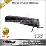 18in 90W Led Light Bar Curved Single Row Slim for 4x4 4WD Wrangler Rubion Radius Working Lamp thumbnail-3