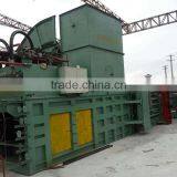 Hydraulic Full-automatic Horizontal Baler Machine for Eucalyptus Leather,cardboard Baling Press Machine YW2-150T thumbnail-2