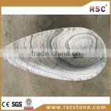 White Unique Bathroom Sinks With Black Veins thumbnail-1