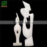 White Marble Stone Abstract Statue Carving thumbnail-1
