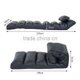 Lounge Sofa Bed Folding Adjustable Floor Lounger Sleeper Futon Mattress Seat Chair thumbnail-5