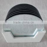 Decorative Round Beveled Mirror Candle Plate thumbnail-2