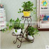 PN Newest Style Home & Garden Supplier Plant Pot Rack Standing Metal Flower Rack thumbnail-4