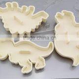 Set of 3-pieces Baking Cookie Cutters Cake Decoration Dinosaur Skeleton Fossil Dinosaur Fossil Cookie Making Molds Stamps thumbnail-3