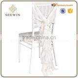 Fancy Ruffled Chiavari Chair Cover for Wedding ,wedding Ruffled Chiavari Chair Cover Chair Sash thumbnail-2