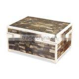 High Quality Best Selling Lacquered Buffalo Horn Inlay Rectangle Jewelry Box From Vietnam thumbnail-1
