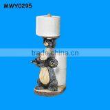 Mom and Son Bear Resin Toilet Paper Holder Animal thumbnail-1