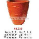 Vietnam Fun Organge Outdoor Ceramic Pots and Planters thumbnail-1