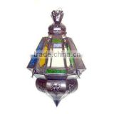High quality Moroccon decoration glass metal pendant lantern , Moroccon ceiling lamp, Hanging lantern
