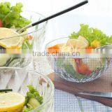 9inch,8inch, 7inch and 5inch Clear Glass Fruit or Salad Bowl thumbnail-4