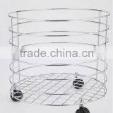 Muti-function Hotel Storage Basket, Metal, Movable thumbnail-1