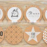 Japanese Paris Tower Cork Coaster Mat Pad Printing thumbnail-4