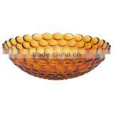 Clasic Glass Fruit Bowl/ Art Glass Bowl/ Decorative Hotel Glass Plate/ High Quality Hotel Fruit/ Salad /candy Plate BHL-P6 thumbnail-1