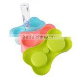 Bone Shaped Dog Bowl With Water Feeding thumbnail-1