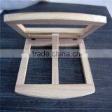 High-end Custom Wooden Wooden Mobile Rack Shelf thumbnail-2