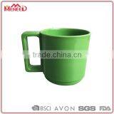 FDA Certificate Solid Color Melamine Green Plastic Tea Cups Bulk thumbnail-1