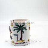 Wholesale Custom High Quality Jerusalem Souvenir Ceramic Cup for Sale thumbnail-3