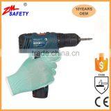 Cheap Grey Lightweight Palm Coated Safety PU Glove With 13Gauge Machine Knit Nylon Polyester Shell thumbnail-4