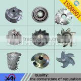 High abrasion pump impeller,stable quality,heat treating,non-stardard pump parts,OEM service.CNC machining