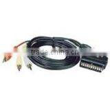 Scart Plug to 3rca Plug Cable thumbnail-1