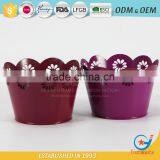 Garden Iron and Zinc Powder Coated Flower Display Buckets Metal Florist Buckets thumbnail-6