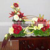 Hot Sale Fashion Waterproof Artificial Flower Bas thumbnail-3