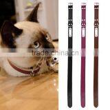 1 Pcs PU Leather Dog Pet Cat Puppy Collar Neck Buckle Adjustable Safety Belt thumbnail-1