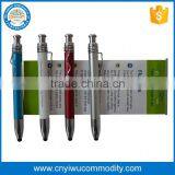 New Design Plastic Logo Printed Banner Pen thumbnail-1