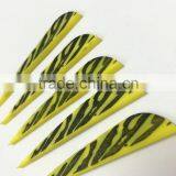 3inch HP Striped Plastic Vanes Archery Rubber Vanes thumbnail-3