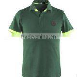 Men Formal Polo Shirts,cotton/polyester Spandex 160gsm, Jersey, Solid Colour Men Polo Shirts thumbnail-1