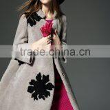 2016 German Style High Quality Windproof Womens Wool Coat thumbnail-2