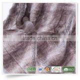New Style Tip Dyed Faux Fur Blanket Throw Factory Price High Quality Wholesale thumbnail-2