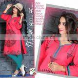 Indian Women Wear Designer Jaipuri Cotton Kurtis/WOMEN'S KURTIS MANUFACTURER thumbnail-1