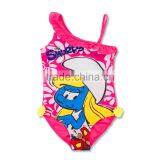OEM/ODM Custom Made Kids Swimwear Cute Animation One Piece Swimsuit 2017 thumbnail-1