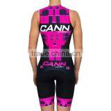 Quick Dry Sleeveless Swimming Running Cycling Tri Suit thumbnail-2