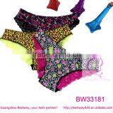 Front Colorful Panties Back Transparent Lace Panty for Women thumbnail-1