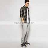 Mens Slim Fit Blank Jogger Pants With Zippered Hem Wholesale Blank Jogger Pants thumbnail-3